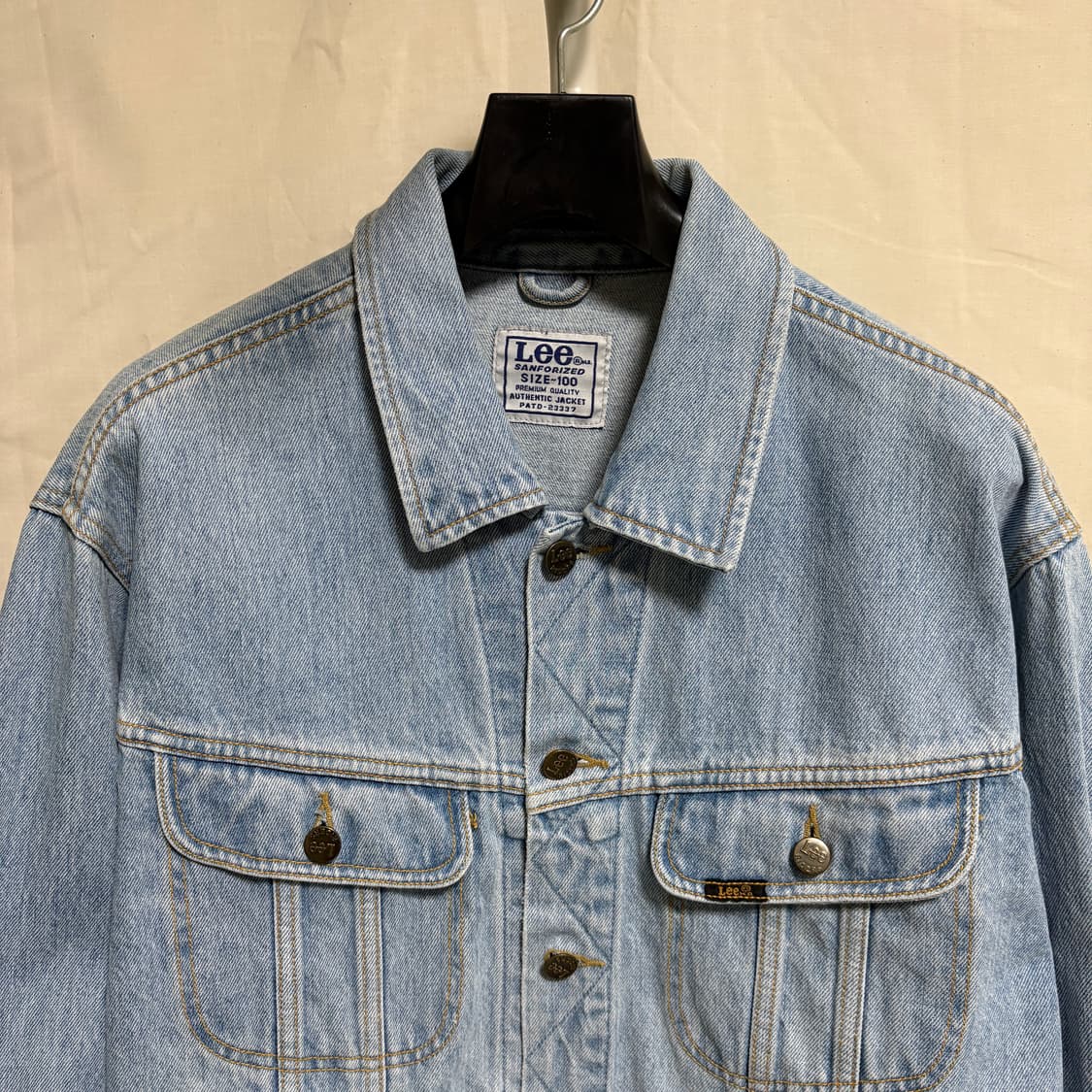 리 라이더스 샌포라이즈드 101J 베이스 데님 트러커자켓 / 연청,100 상품이미지2