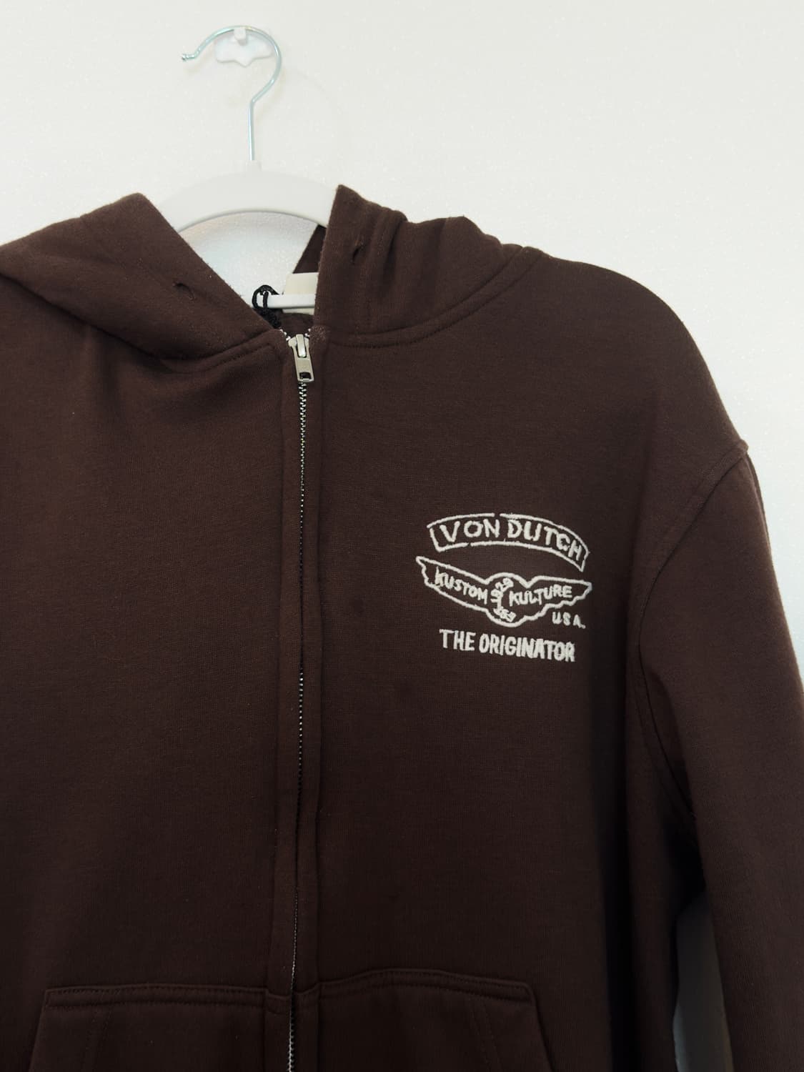 [s] 본더치 로고 브라운 후드집업 상품이미지3