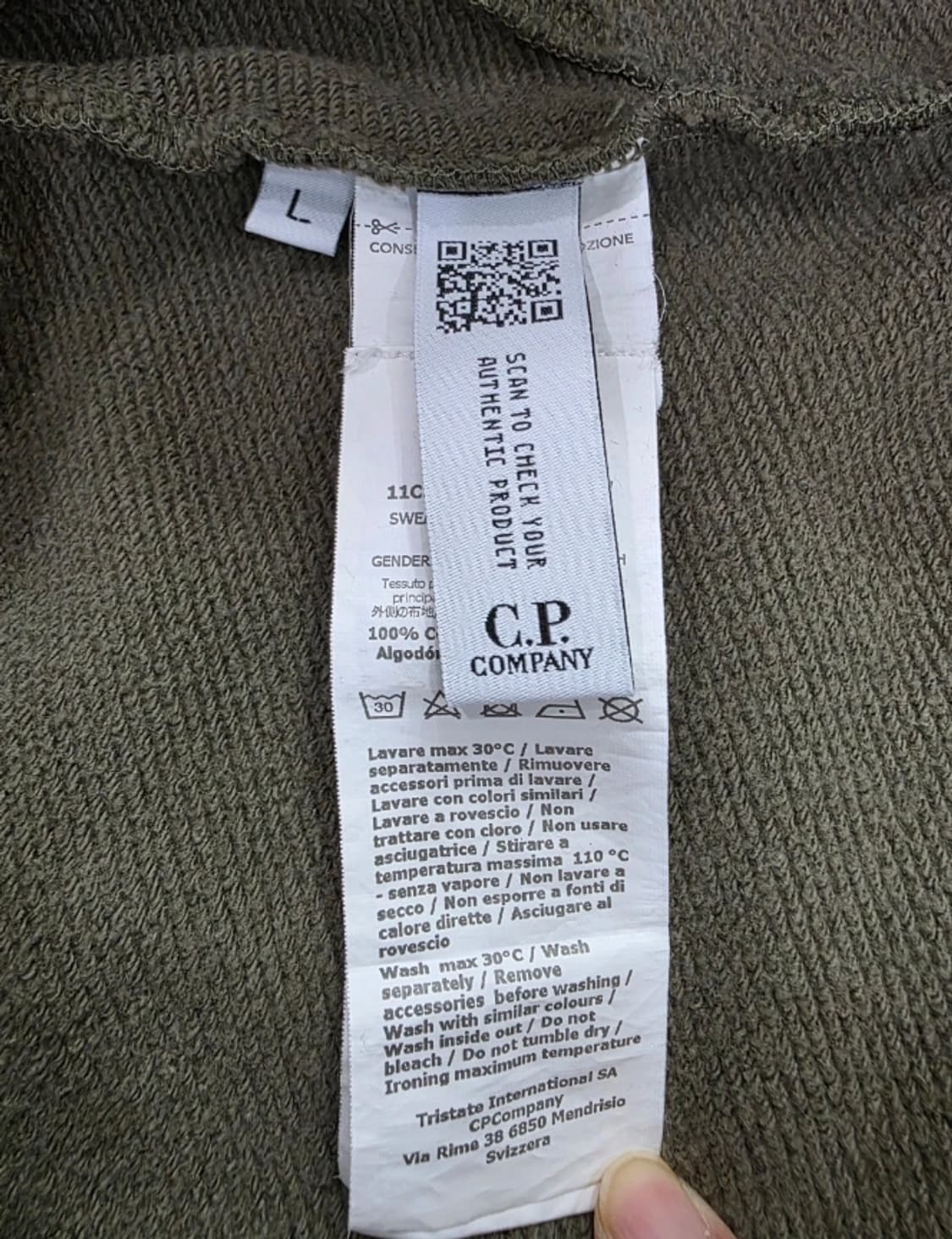 씨피 컴퍼니 CP컴퍼니 렌즈 맨투맨 L 상품이미지8