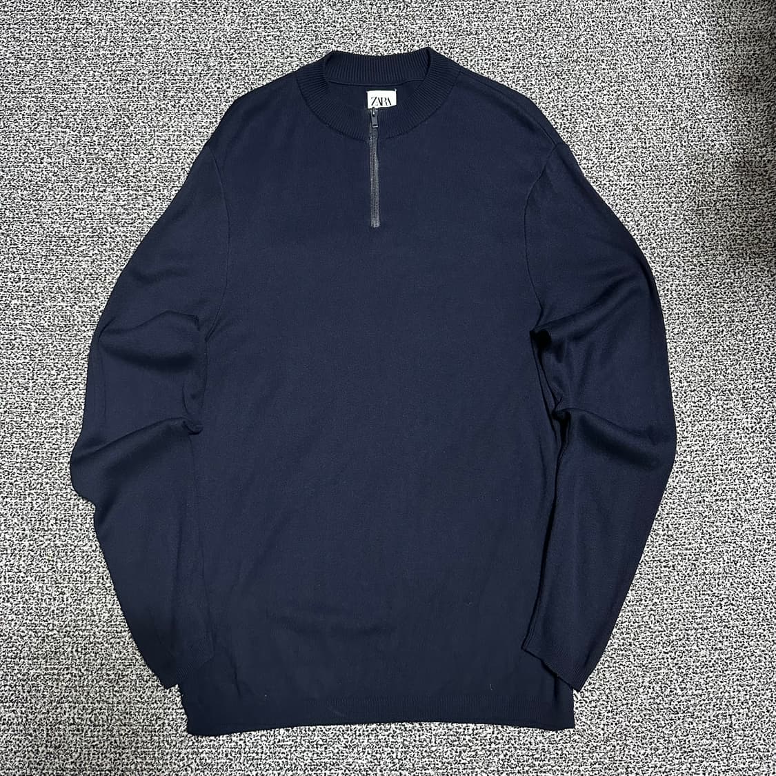 (M) 자라 니트 하프집업 반집업 상품이미지1