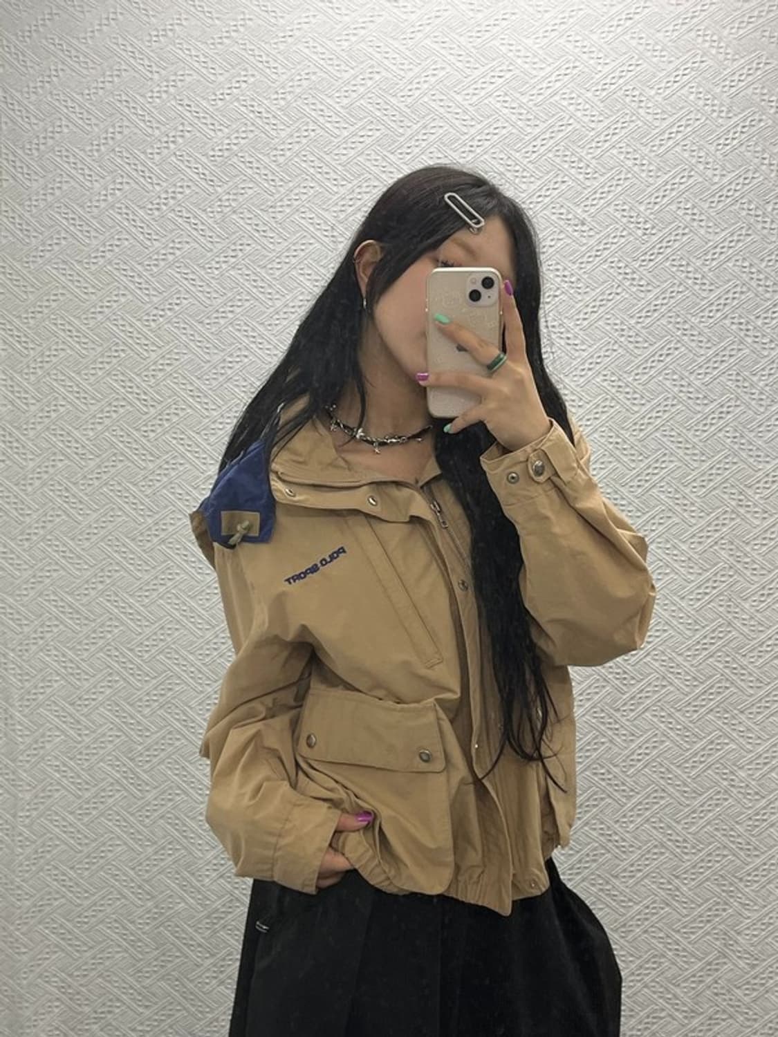 폴로 랄프로렌 워크웨어 오버핏 바람막이 페리자켓 95 C06729 상품이미지1