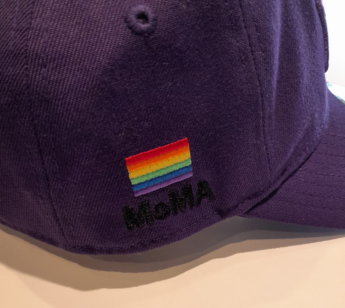 💥(새상품) 뉴에라 X 모마 레인보우 자수 볼캡 (퍼플)
 상품이미지5