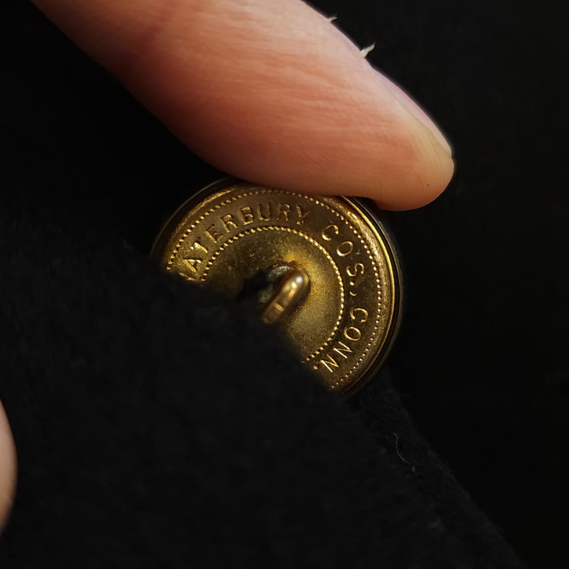 랙앤본 울 싱글 코트 밀리터리 블랙 슬림핏 코트 40 상품이미지8