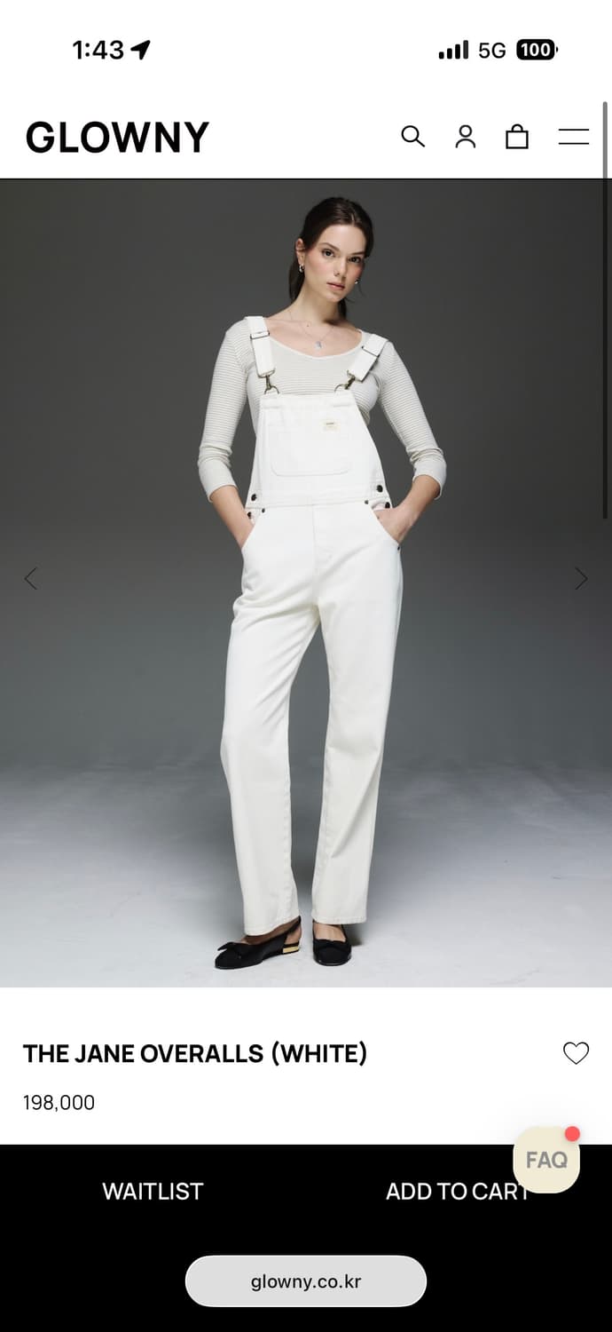 글로니 오버롤 THE JANE OVERALLS 상품이미지1