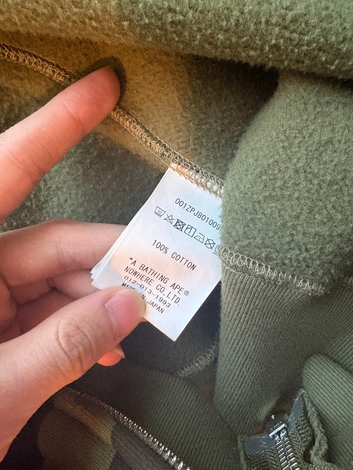 베이프 샤크후드 녹계 L 상품이미지5