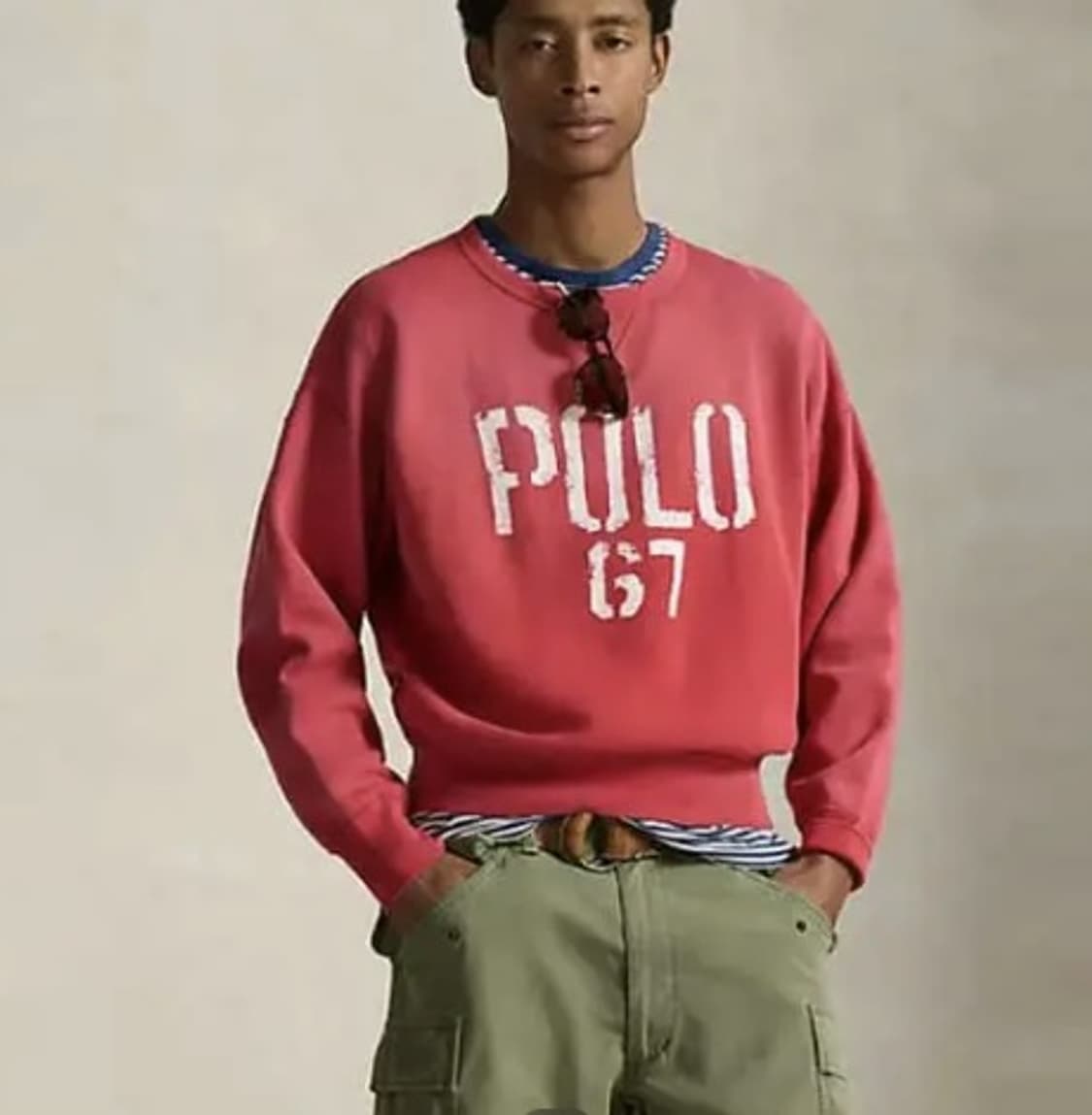 폴로 빈티지핏 그래픽 스웨트셔츠 맨투맨 상품이미지4