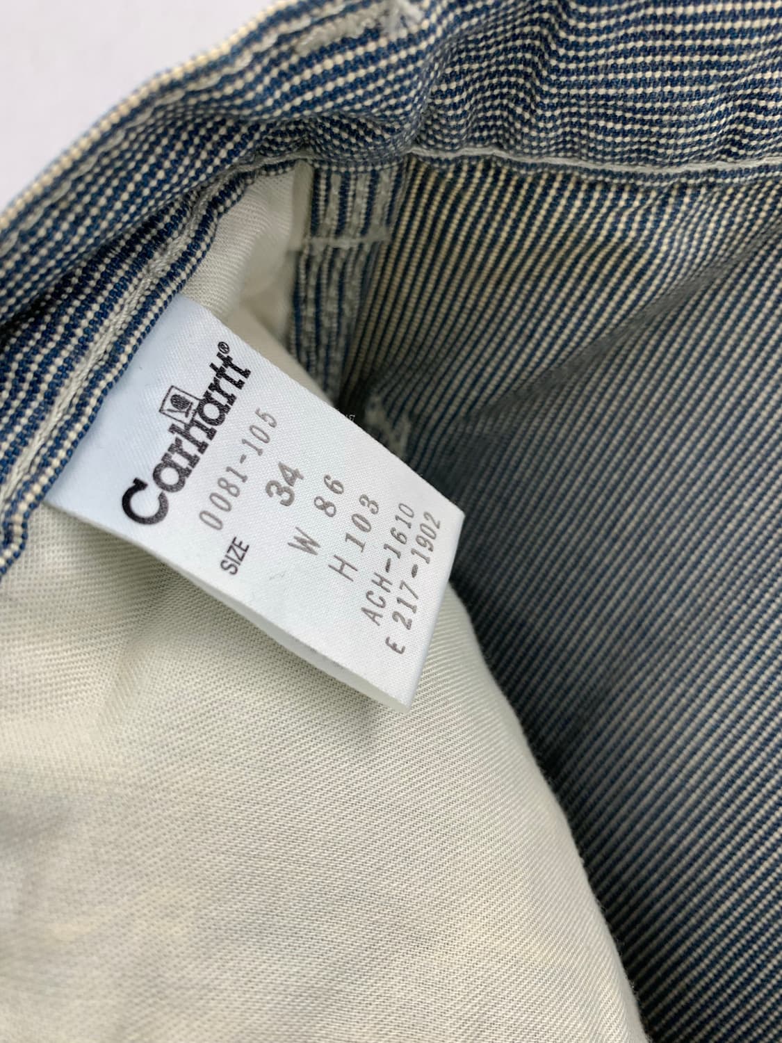 칼하트 히코리 팬츠 상품이미지5