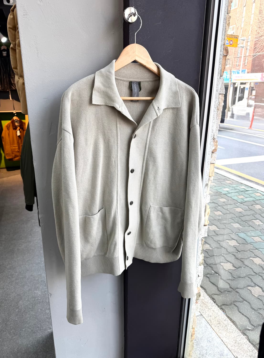 105/ 언어펙티드 마 블랜딩 투포켓 가디건 자켓 상품이미지2