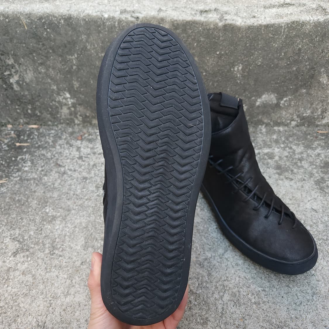 [260] Avant garde 블랙 레더 부츠 상품이미지7