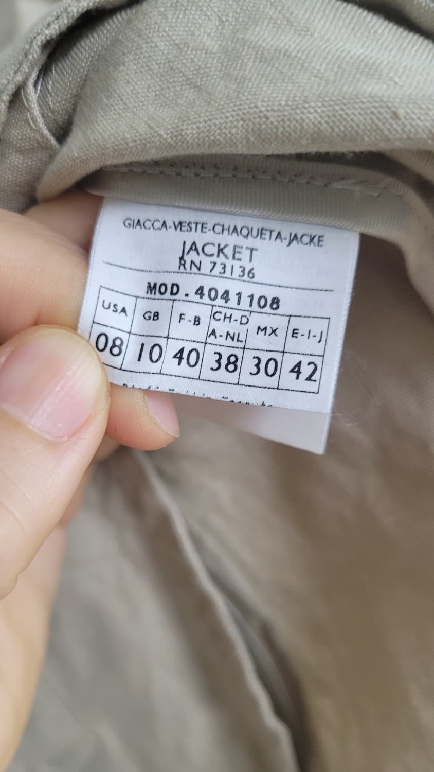 maxmara max&co 막스마라  린넨 마자켓 -55사이즈 상품이미지6