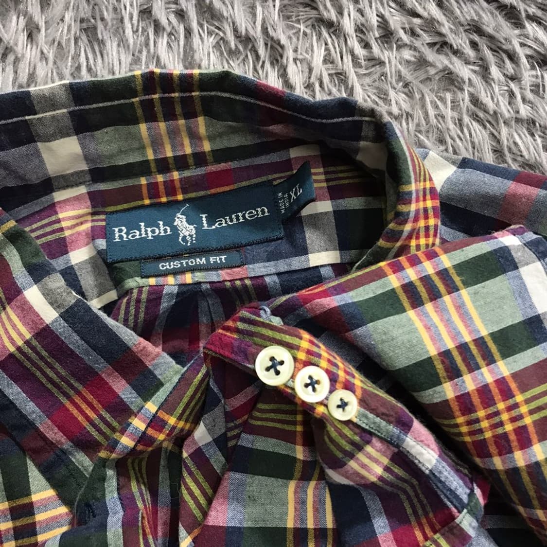 [[XL] 폴로(POLO)랄프로렌 체크 긴팔 셔츠@173 상품이미지6