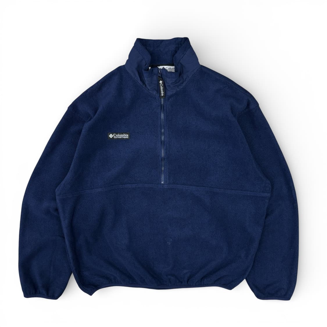90's 컬럼비아 하프 집 풀오버 플리스 상품이미지2