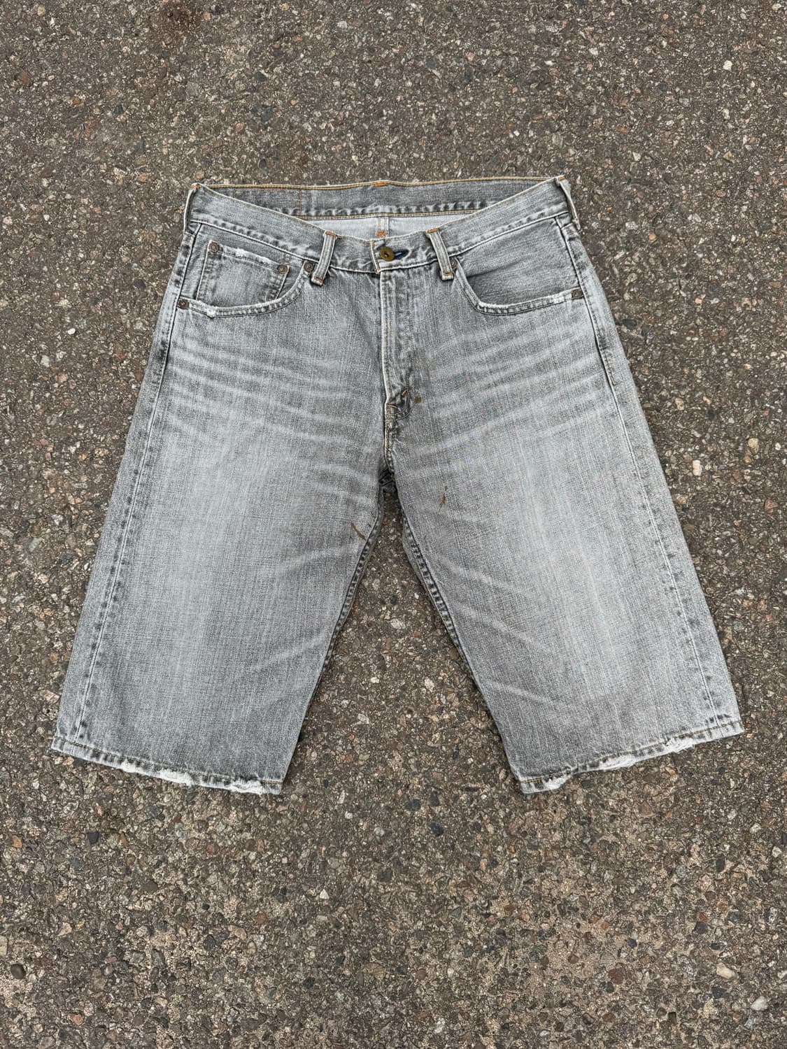 Levi’s 503 Grey Wash Denim Shorts 상품이미지1