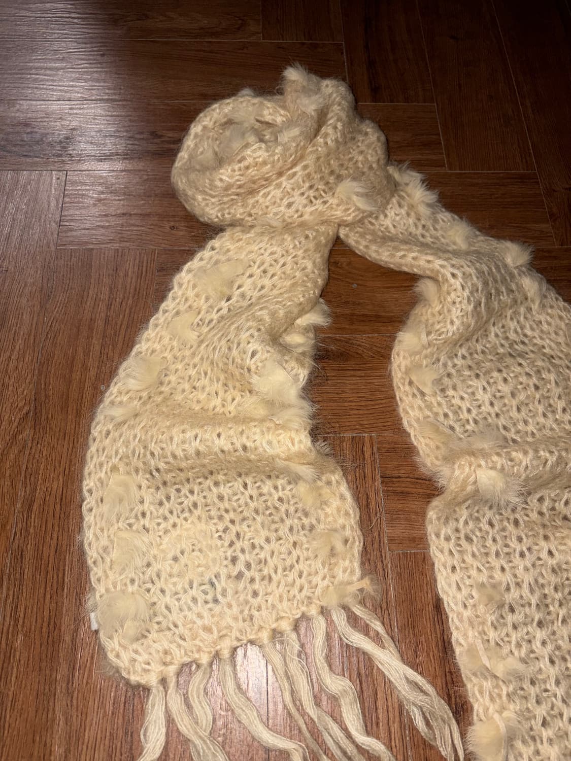 핸드메이드 모헤어 머플러 상품이미지2