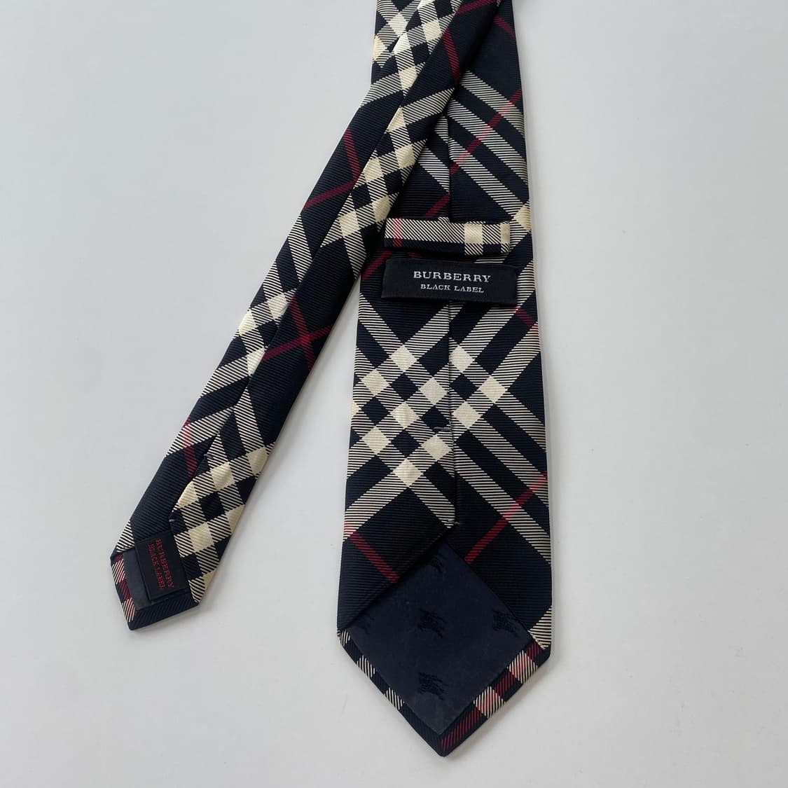 버버리(BURBERRY) 노바체크 명품 정품 넥타이 블랙라벨 상품이미지3