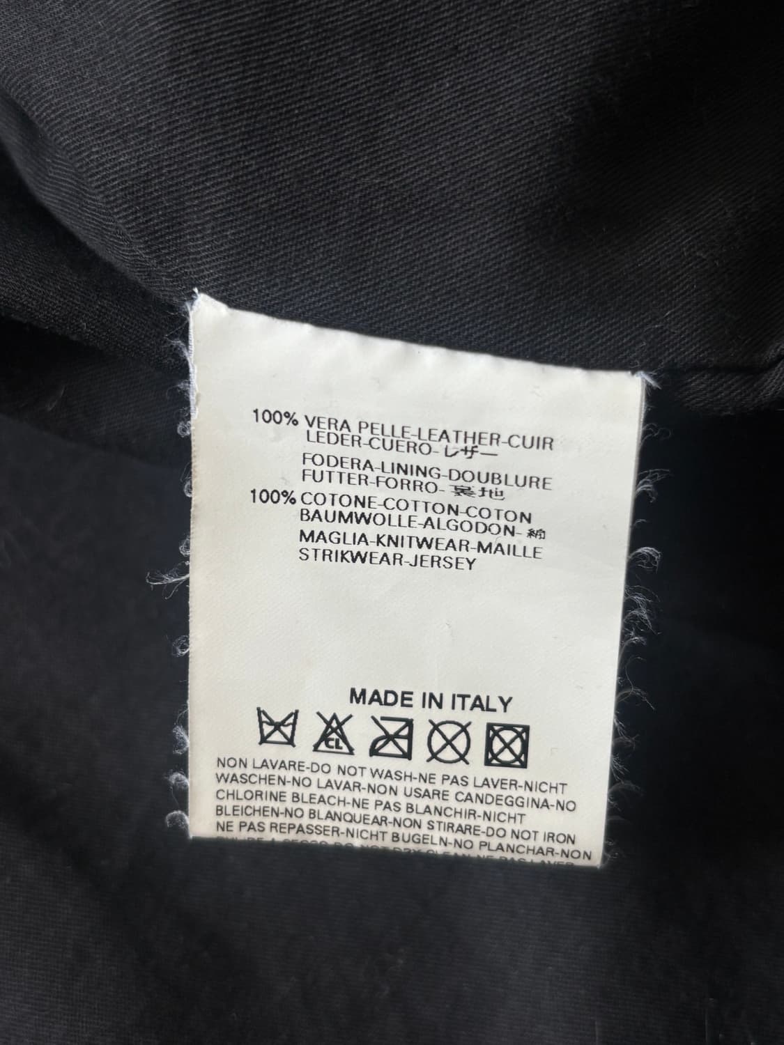 Diesel style lab 디젤 스타일랩 블랙 후드 레더 자켓  상품이미지8