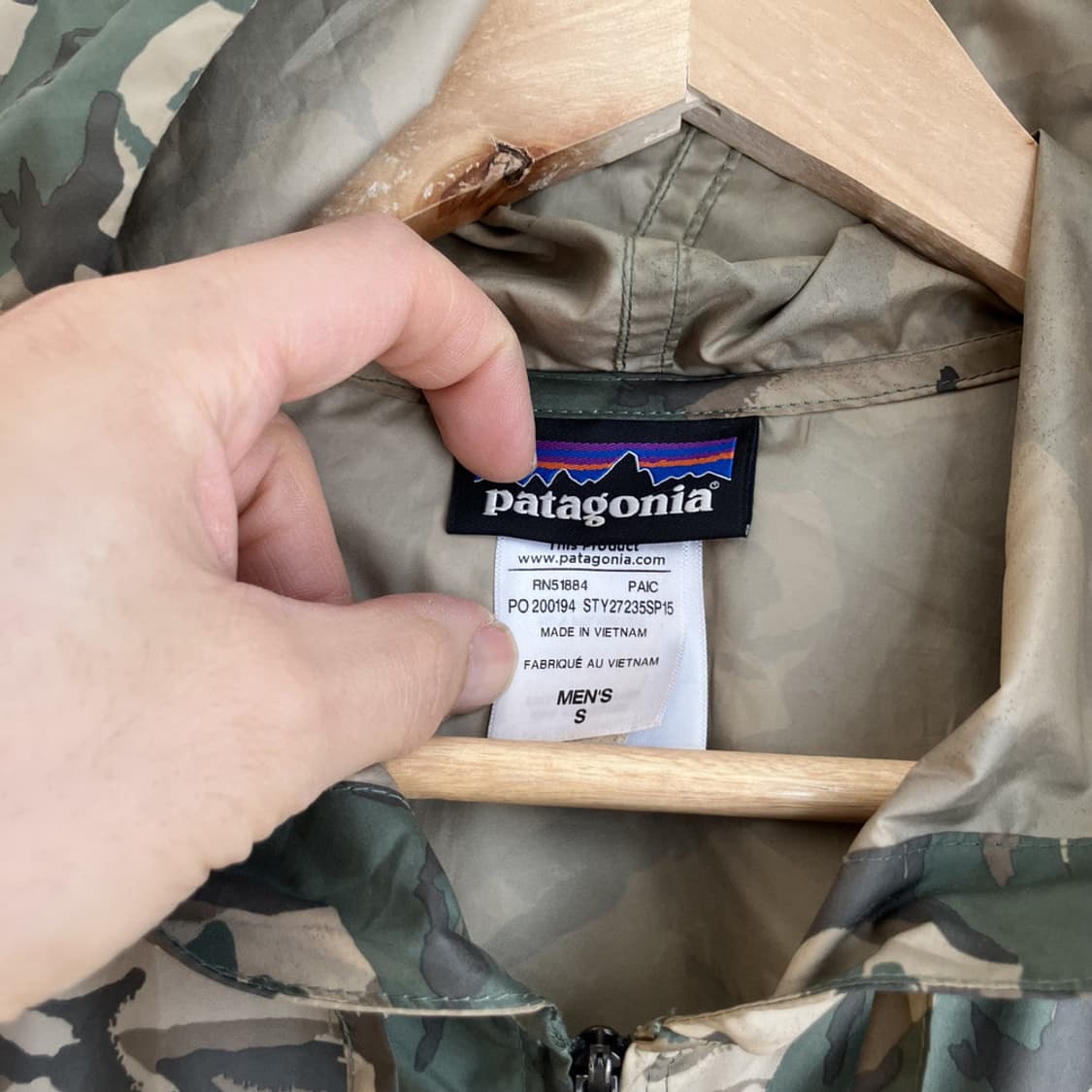 16130 - 파타고니아 카모 바람막이 자켓 상품이미지3