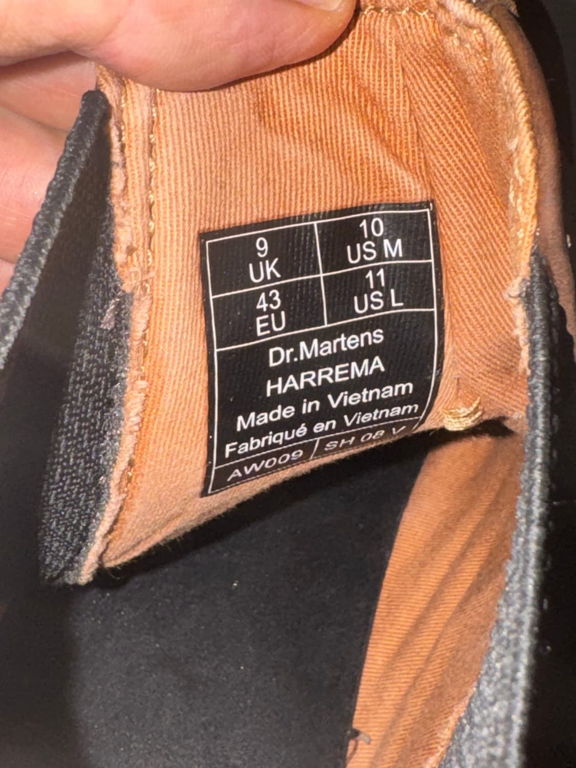 닥터마틴 하레마부츠 브라운 uk9 상품이미지7