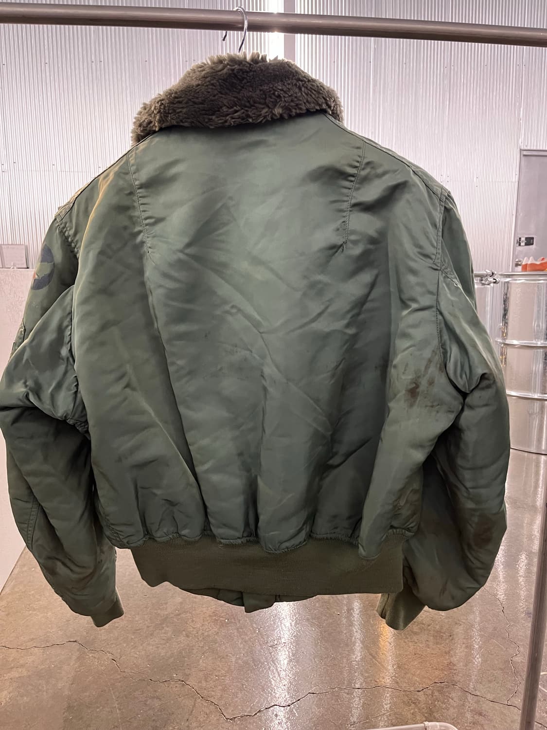 오리지날 미국제조 알파사 미공군 B-15D 항공점퍼 상품이미지6