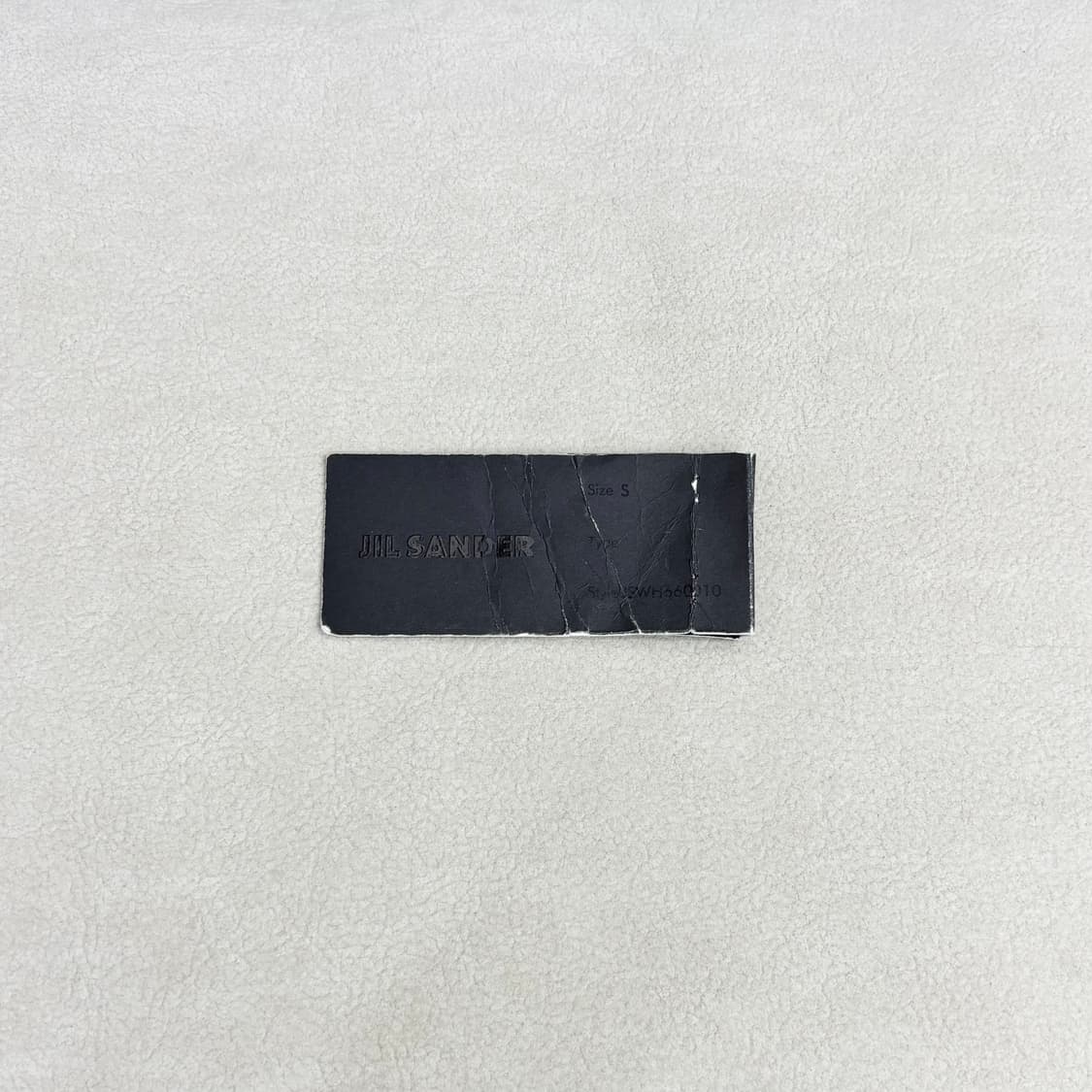 Jil Sander 질샌더 블랙 데님 크랙 베스트 상품이미지4