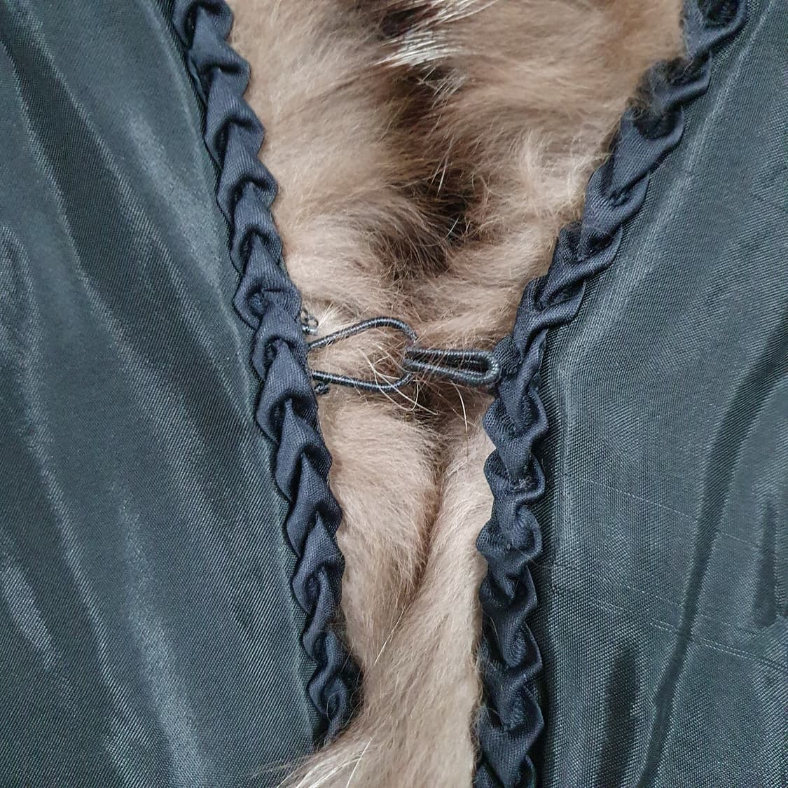 빈티지 입생로랑 폭스퍼 숄 케이프 y2k 올드머니 오네갸루 상품이미지9