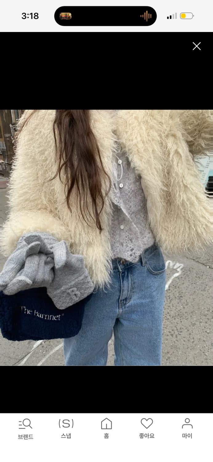 더바넷 헤어리 퍼자켓 / 구매가 158,000 상품이미지1