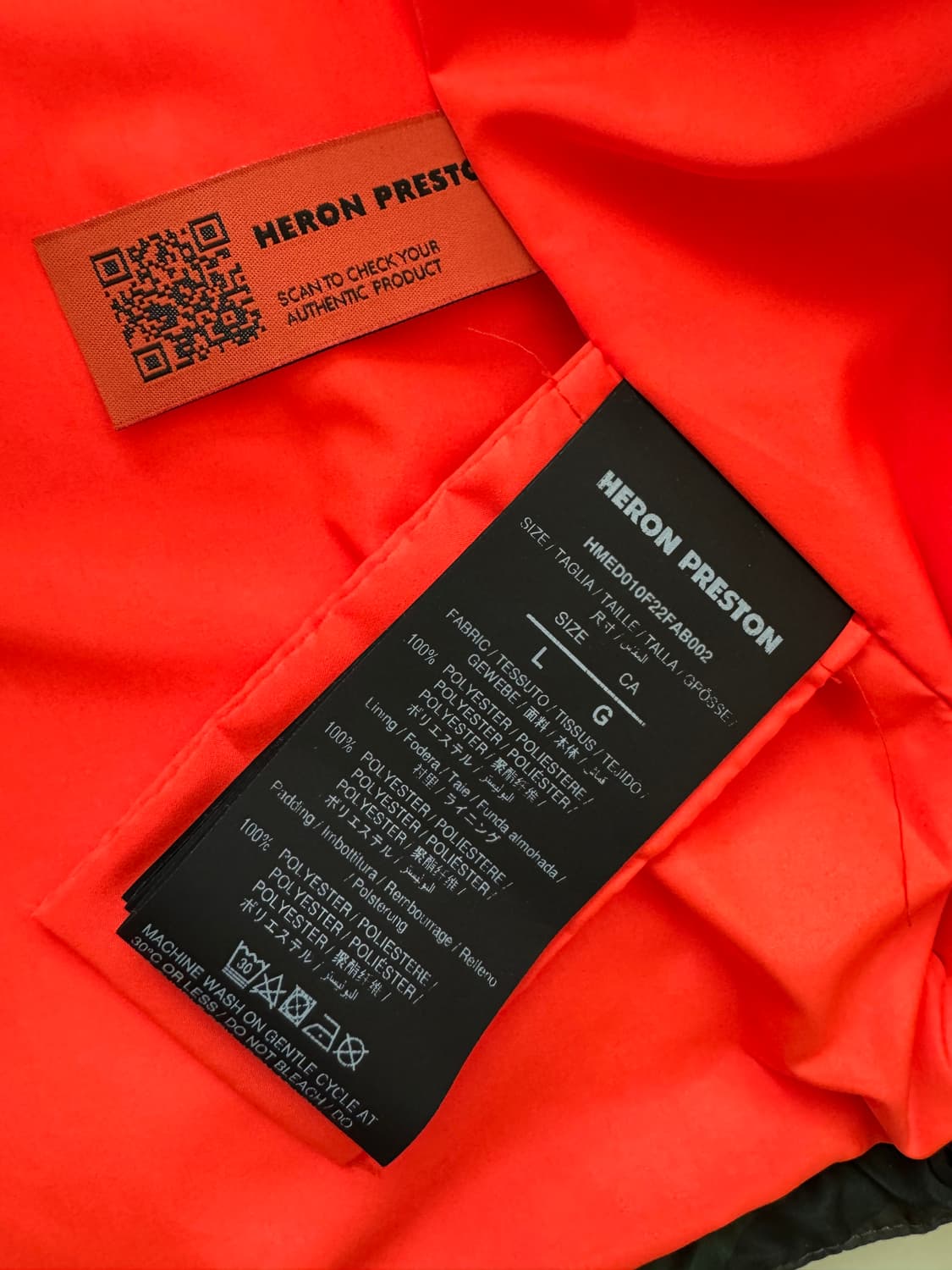 헤론 프레스턴 카모 패턴 구스다운 패딩 점퍼 상품이미지3