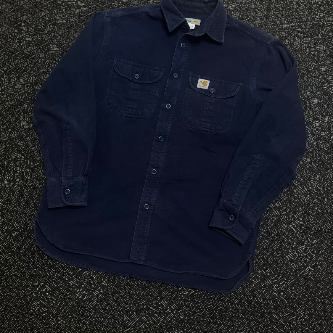 [L] carhartt 칼하트 리메이크 워크 울 셔츠 -- 상품이미지3