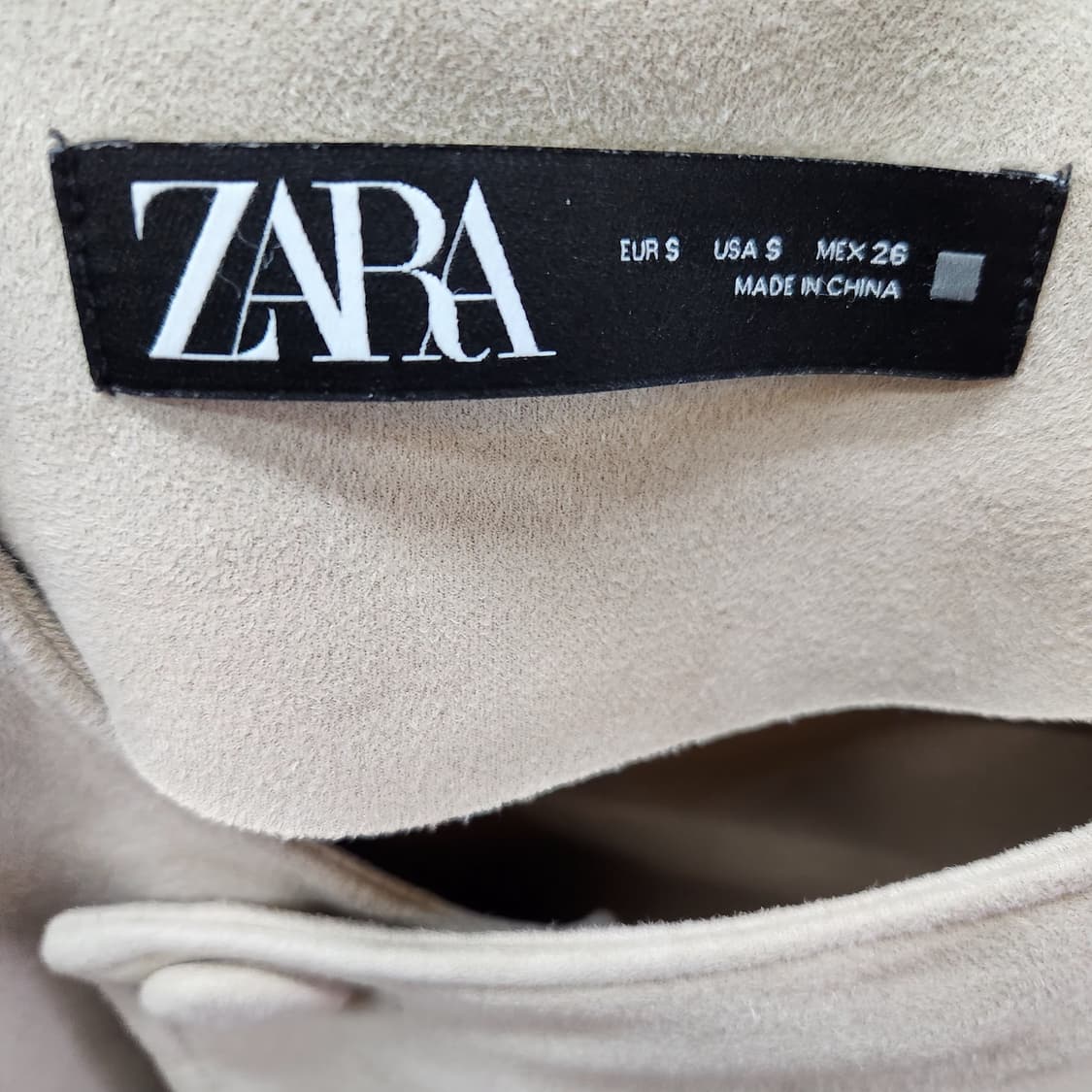 자라 ZARA 스웨이드 크롭 케이프 자켓 S(L) 상품이미지6
