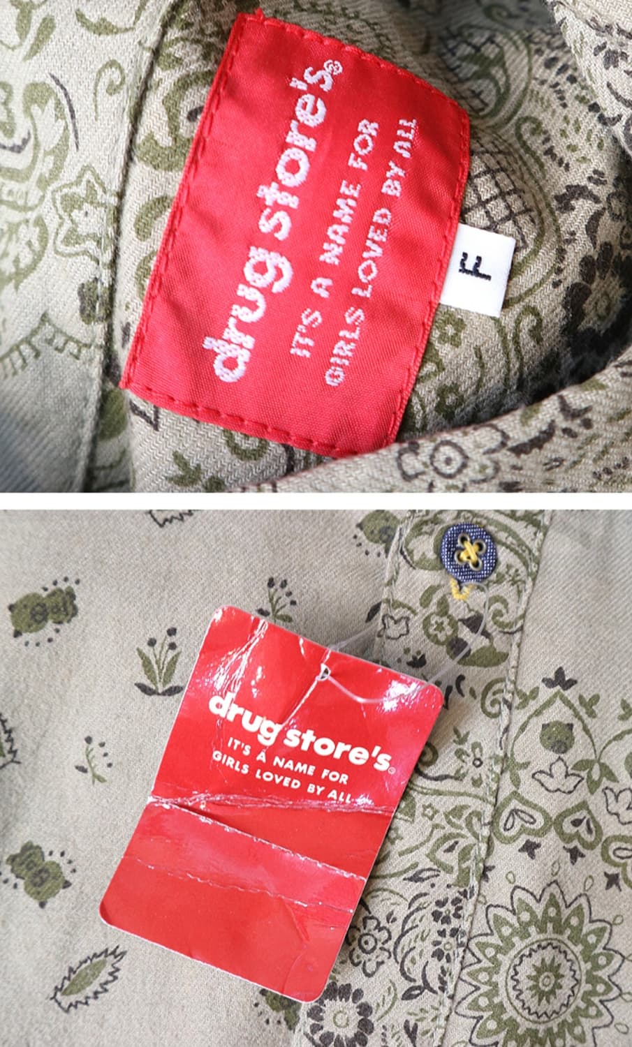 
일본판 Drug store’s 코튼100% 페이즐리 남방

새제품 상품이미지8