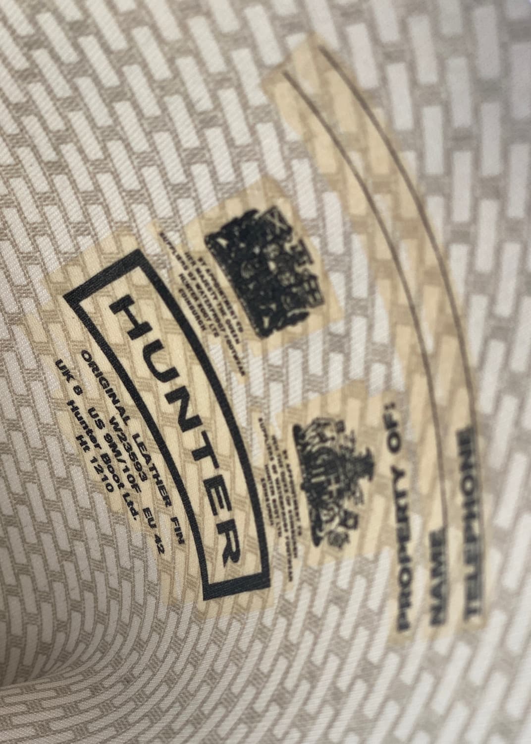 HUNTER 오리지널 롱 톨 레인 부츠 남성용 270mm 상품이미지8