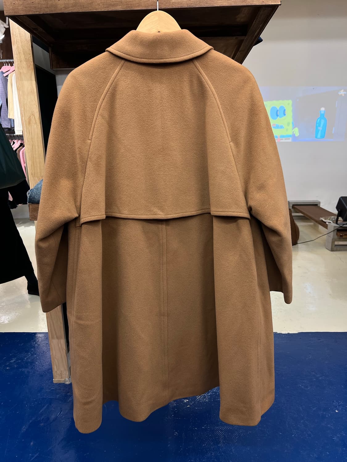 Burberrys 버버리 캐시미어 혼방 우드버튼 코트 상품이미지7