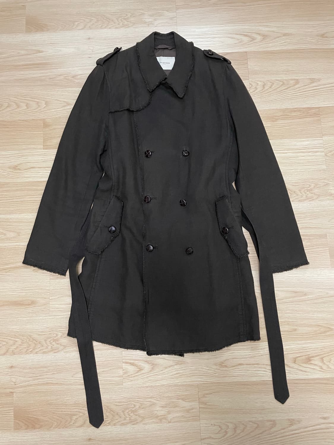 vtg 빈티지 컷아웃 헴 디테일 코트 상품이미지1