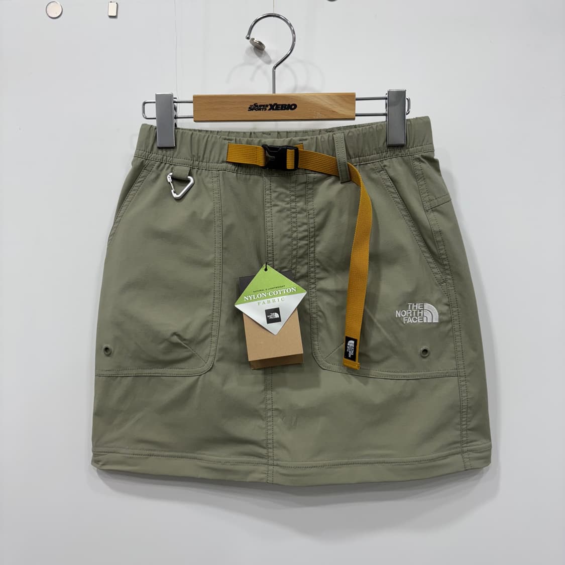 (W)The North Face  기어 업 디테 쳐블 듀얼 스커트 카키 상품이미지3