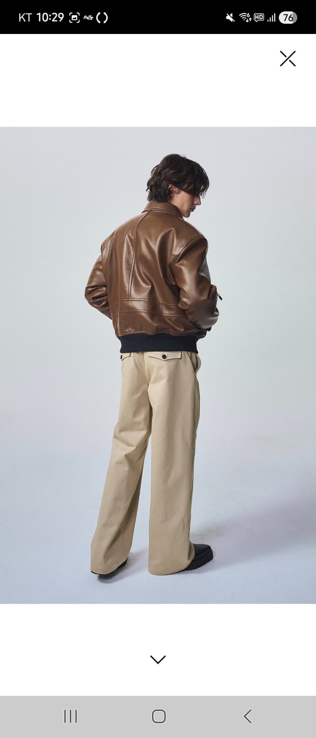 시스템옴므 파리컬렉션 레더 점퍼 팝니다 솔리드옴므 타임옴므 우영미 상품이미지3