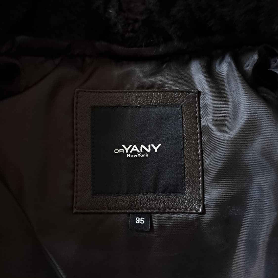 (새제품 택포) 오야니 램스킨 구스다운 패딩 95 B641 상품이미지8