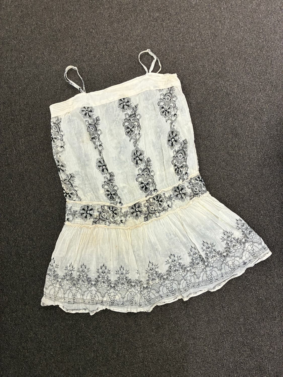 M)Japanese vintage 여성 페이즐리 나시 원피스(이염) 상품이미지1