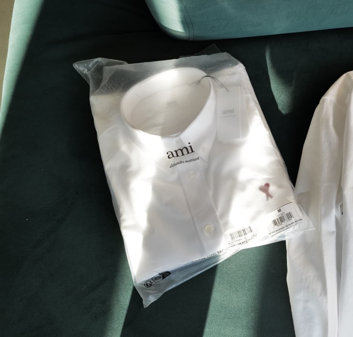 Ami 아미 옥스포드 셔츠 남방 (국내유통 정품) M,L  상품이미지1