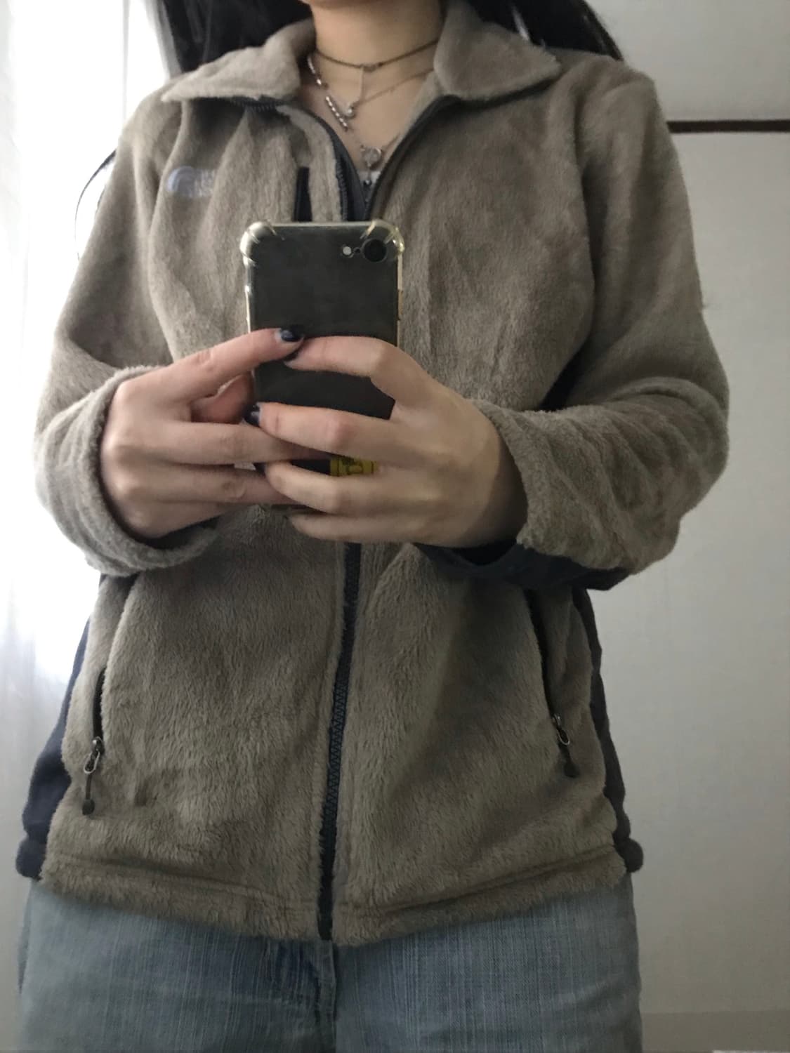 노페 베이지 후리스 상품이미지2