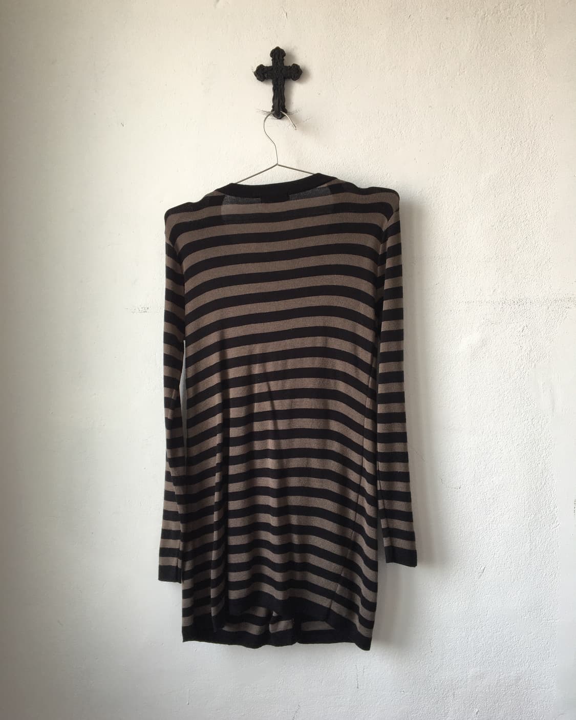 Double button stripe pattern knit cardig 상품이미지5