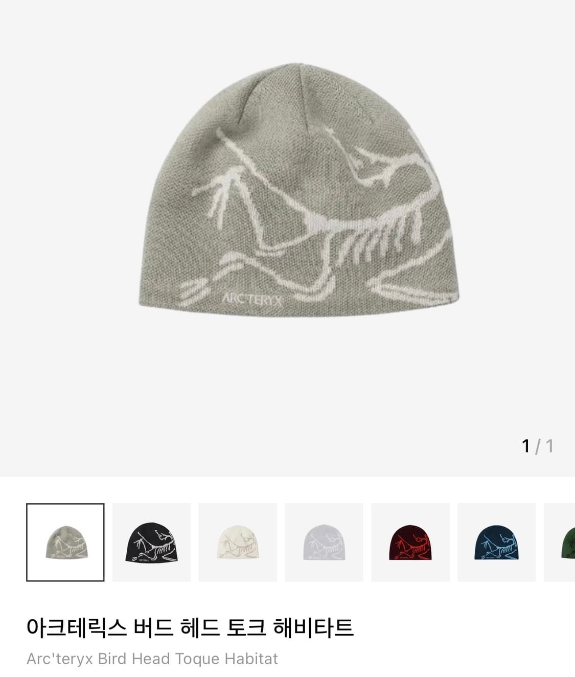 아크테릭스 버드 헤드 토크 비니 상품이미지1