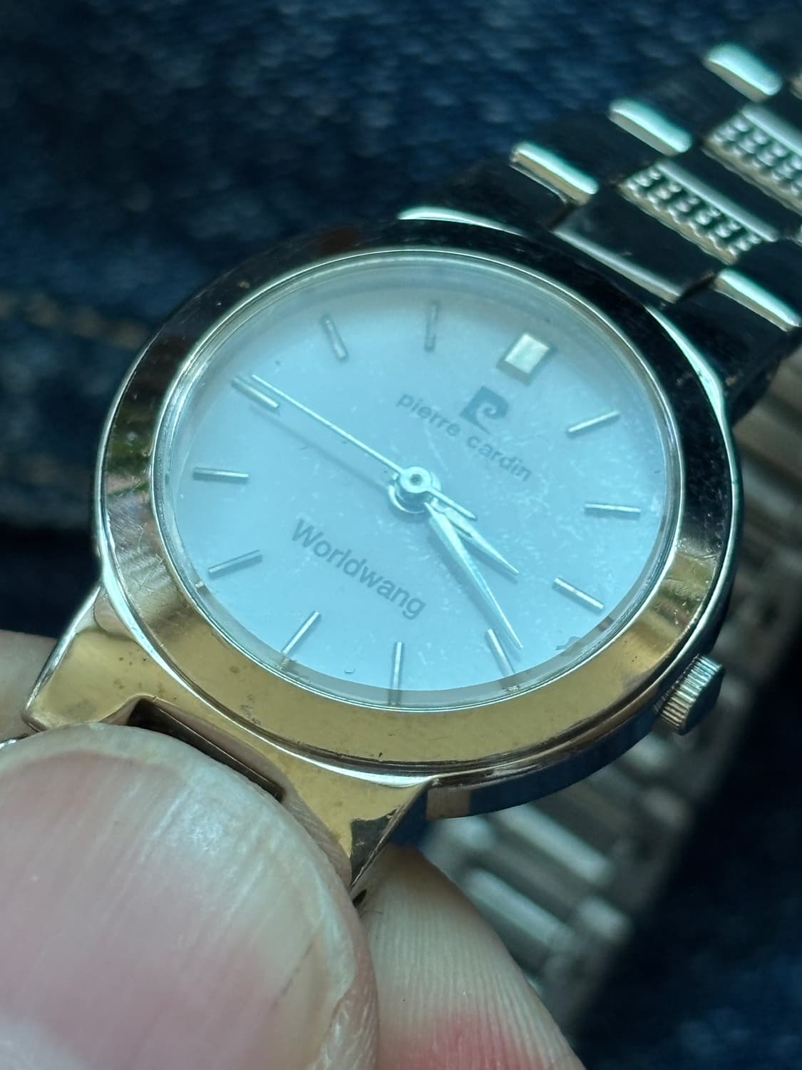 vintage pierre cardin slim metal watch 상품이미지3