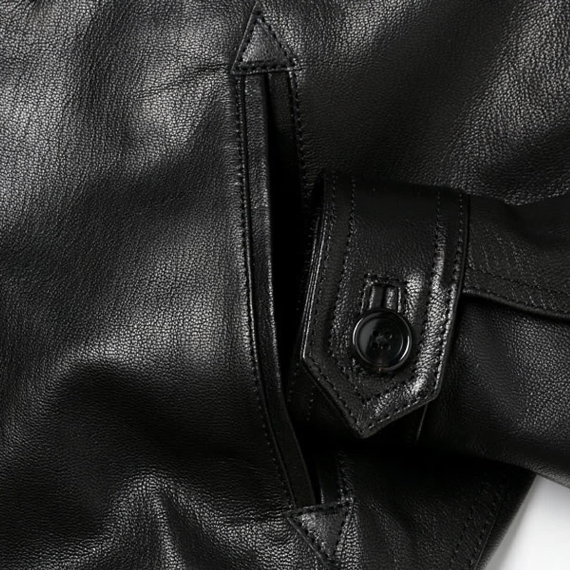 Rags mcgregor 4버튼 레더 자켓 상품이미지4