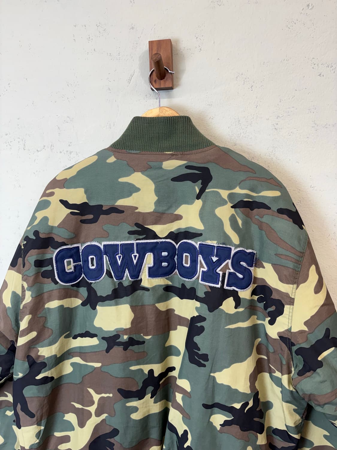 NFL 엔에프엘 빈티지 댈러스 카우보이 카모 자켓 상품이미지4