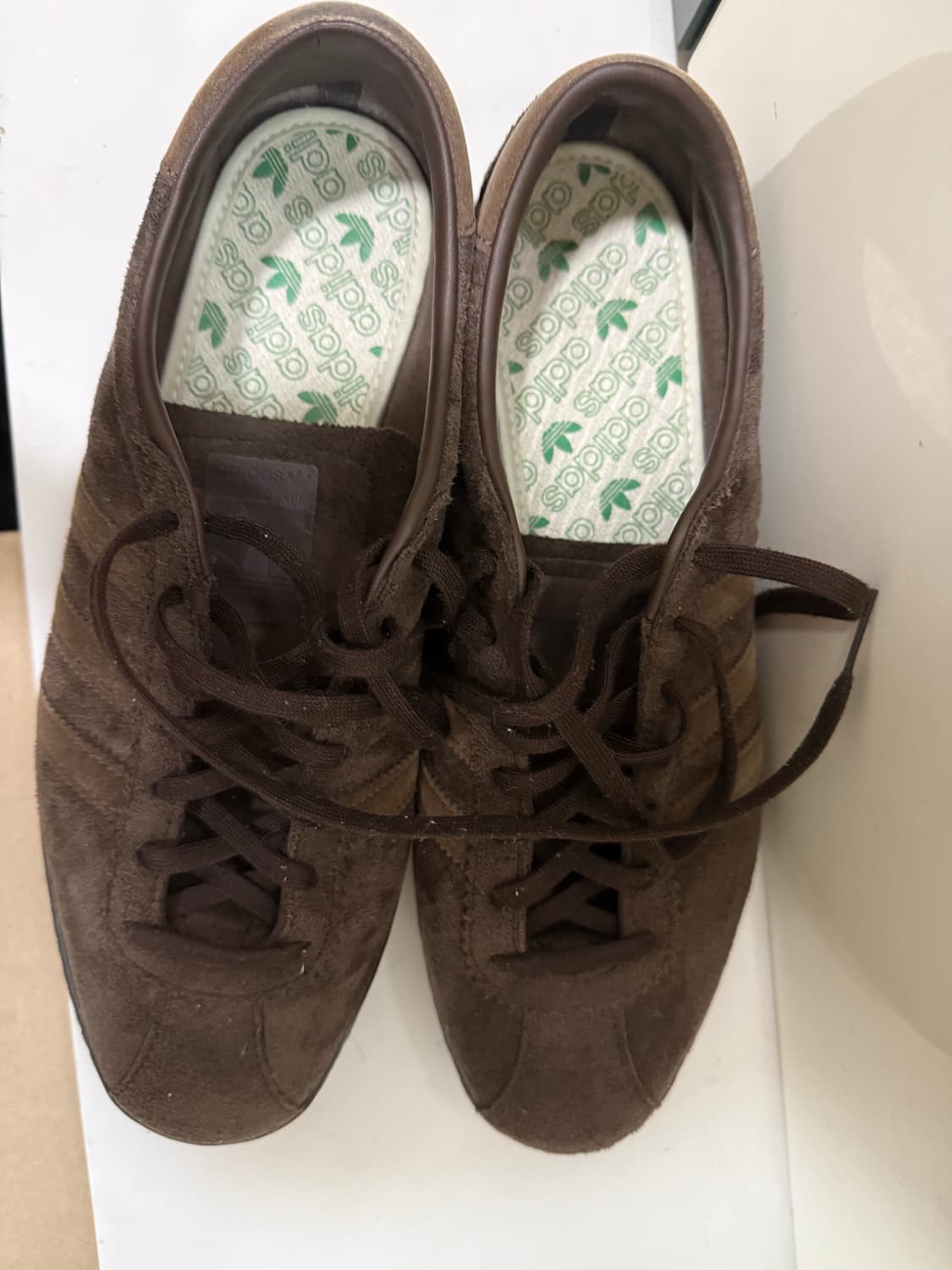 아디다스 토바코 그루엔 다크 브라운 스웨이드 285 상품이미지4