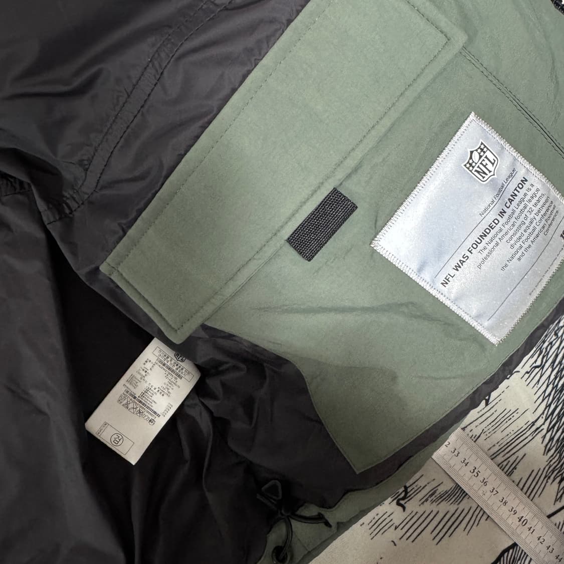 NFL 팀어패럴 다운 패딩 100 사이즈  상품이미지3