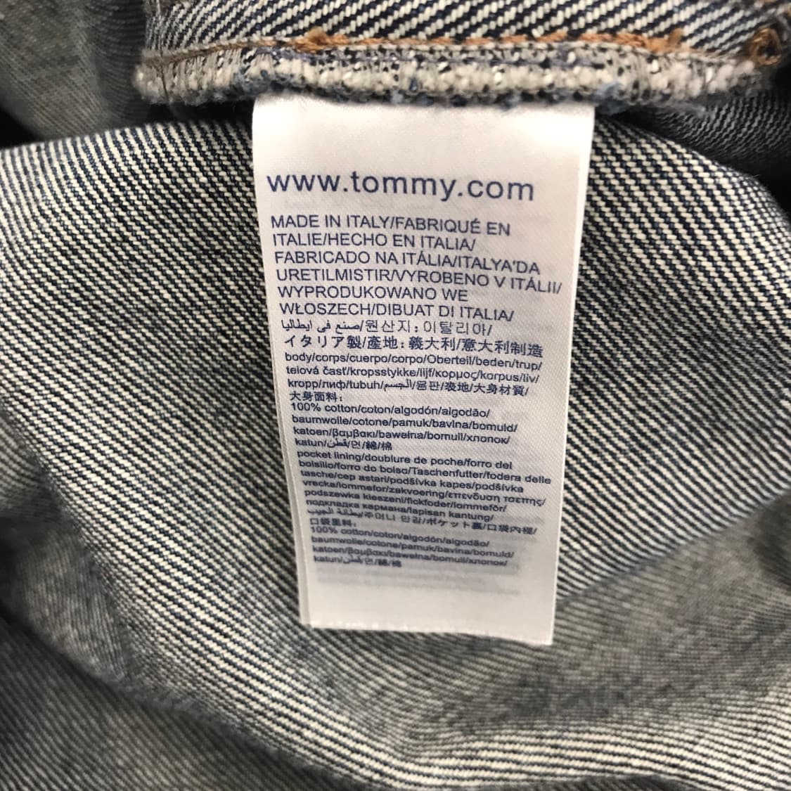 타미힐피거 이태리 최상급 자수 원피스데님자켓 [여성66-77] 상품이미지7