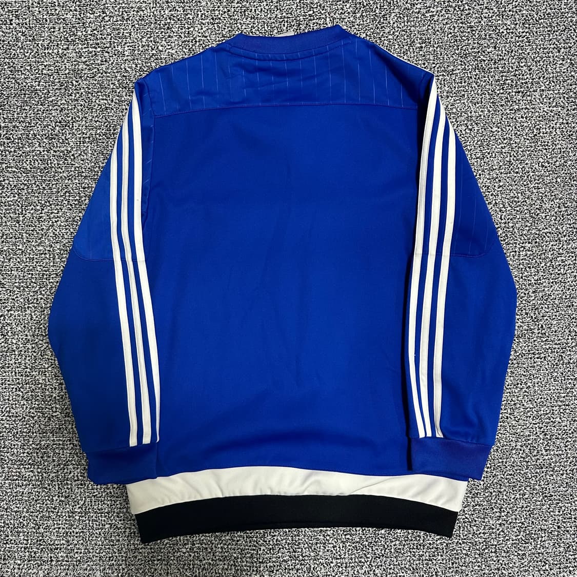 (95) 아디다스 블루 삼선 긴팔 티셔츠 상품이미지4