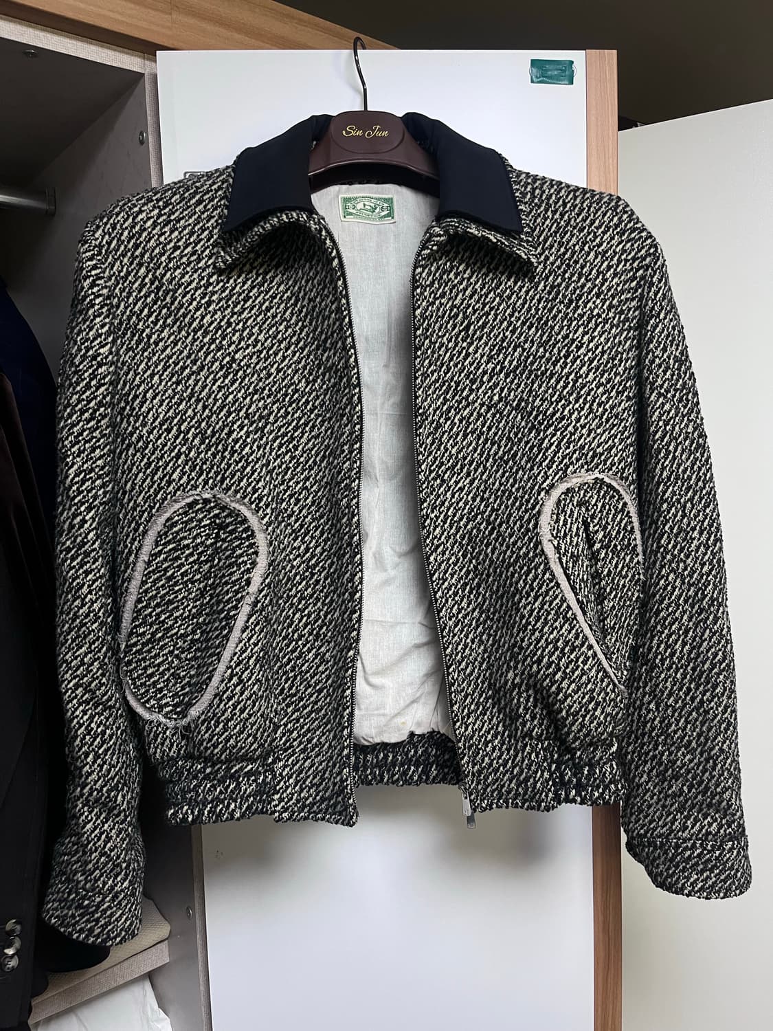 stu 더블카라 트윌패치 자켓 L 상품이미지2