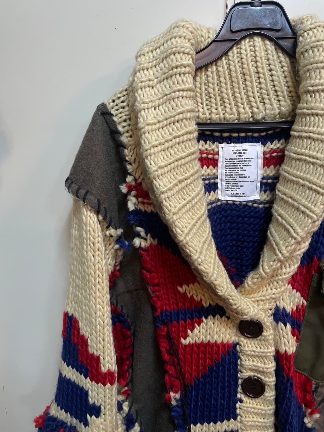 올리언스 스토어 니트 가디건 상품이미지3